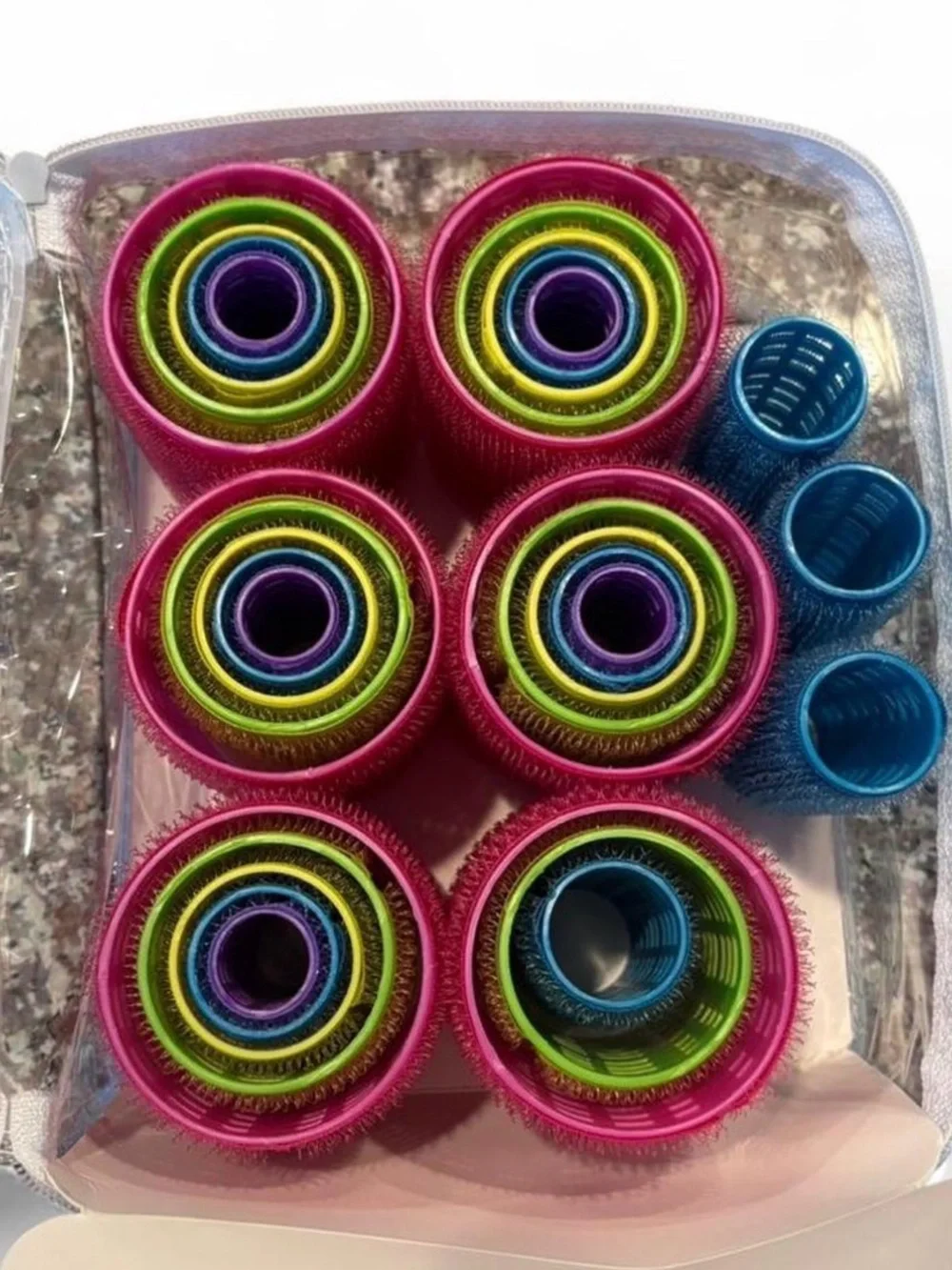 Conair Voluminous Curls Self-Grip Rollers - Multicolor Set